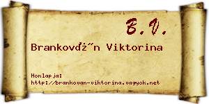 Brankován Viktorina névjegykártya